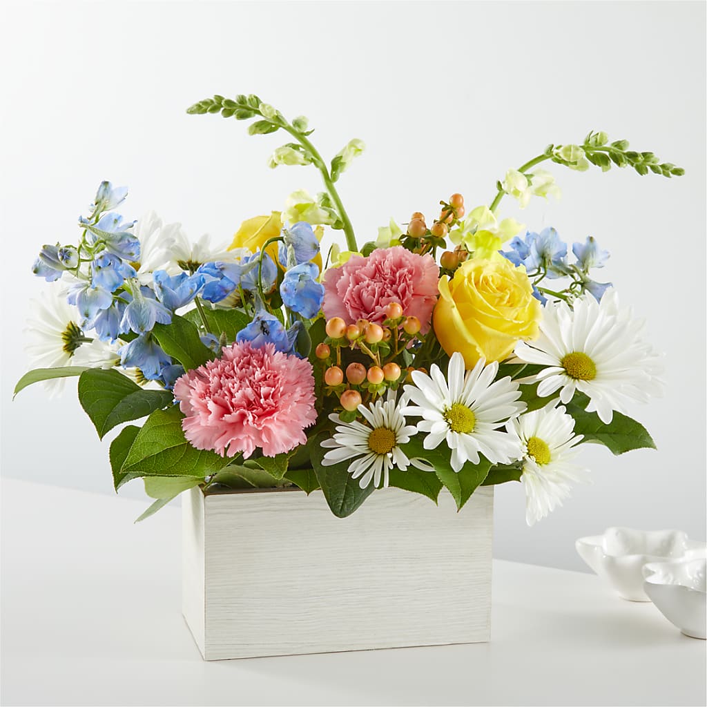 Sun Salutation Box Bouquet – LAVENDER'S FLOWERS, Richmond BC