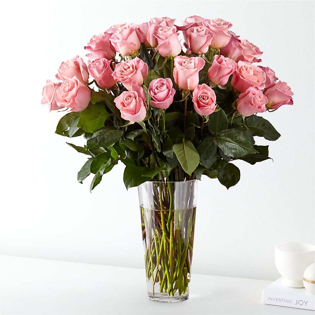 Long Stem Pink Rose Bouquet – LAVENDER'S FLOWERS, Richmond BC