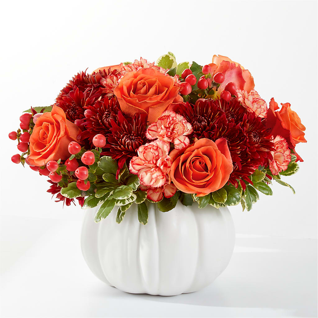 Autumn Air Pumpkin Bouquet – LAVENDER'S FLOWERS, Richmond BC