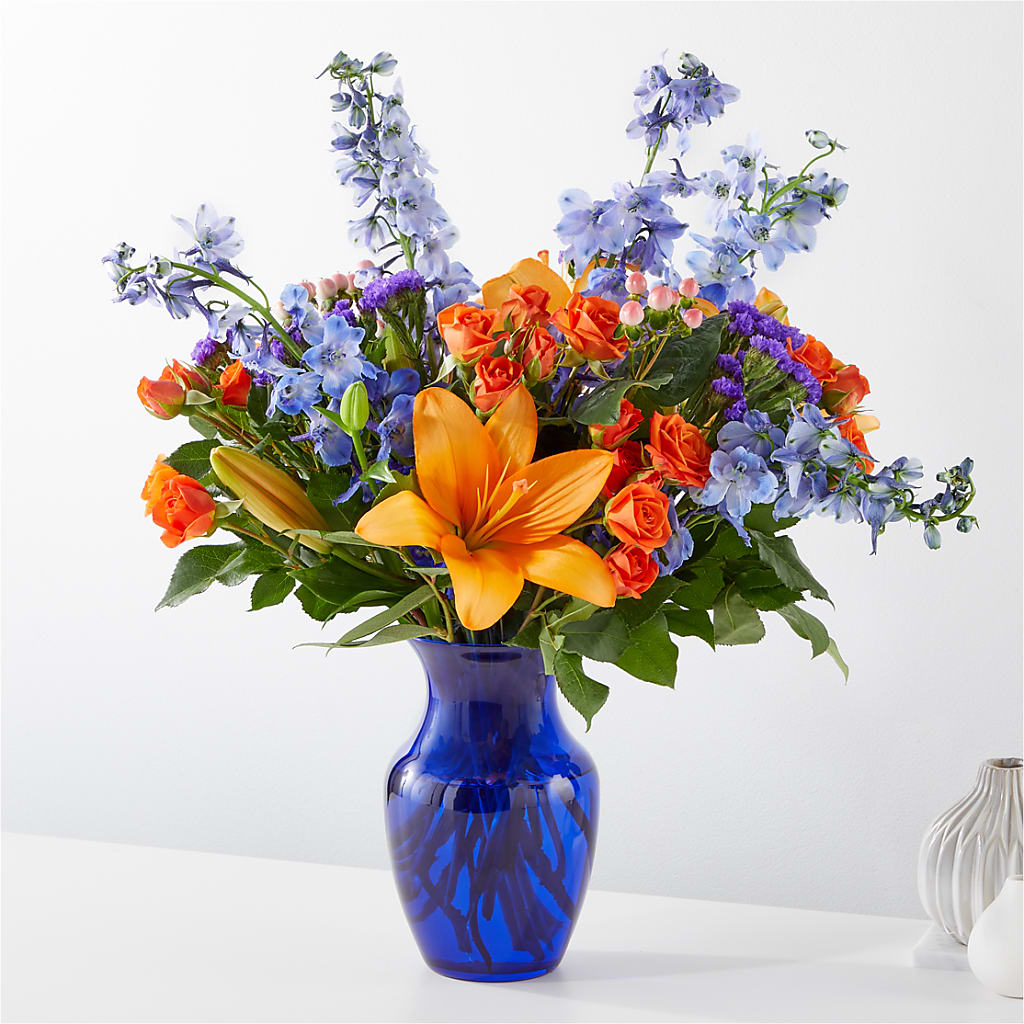 Radiant Citrus Bouquet – LAVENDER'S FLOWERS, Richmond BC