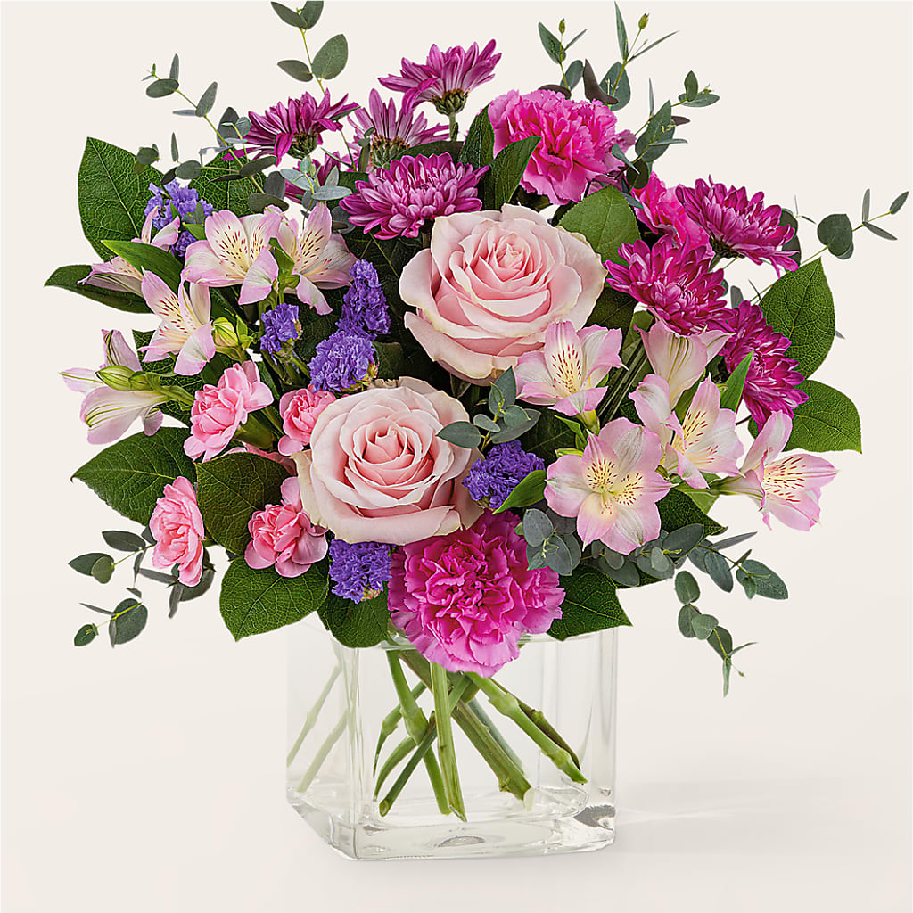 Rosy Radiance Bouquet – LAVENDER'S FLOWERS, Richmond BC