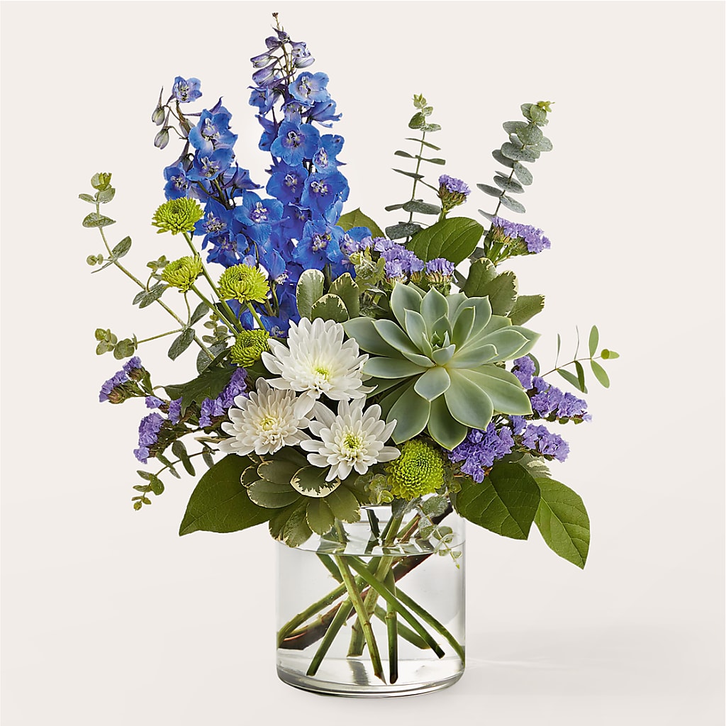 Cerulean Waves Bouquet – LAVENDER'S FLOWERS, Richmond BC