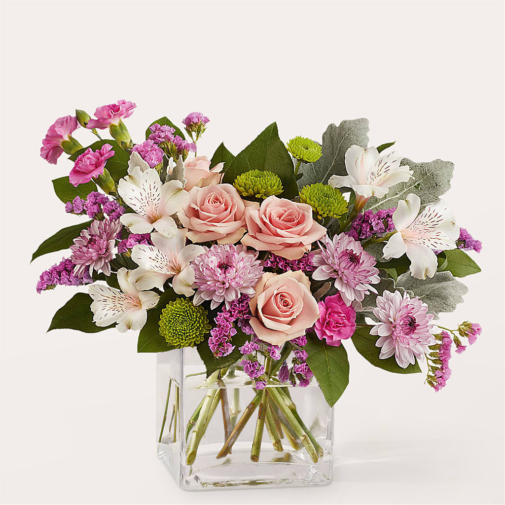 Pink Suede Bouquet – LAVENDER'S FLOWERS, Richmond BC