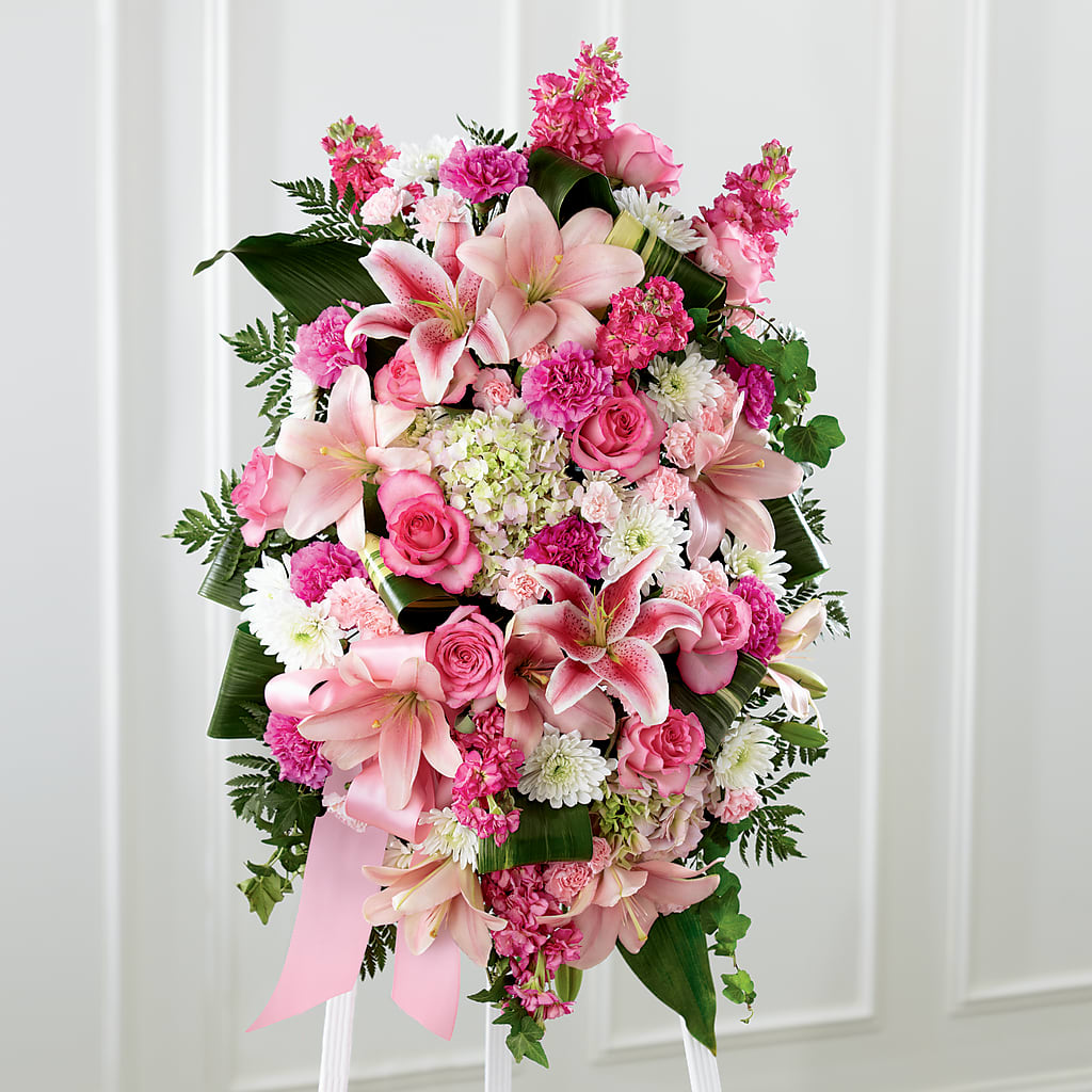 Comforting Standing Spray – LAVENDER'S FLOWERS, Richmond BC