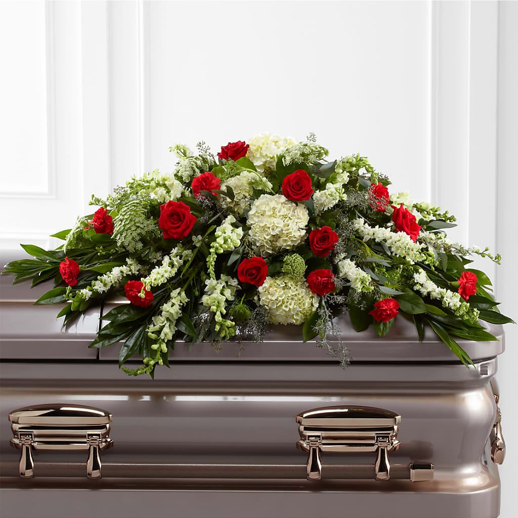 Sincerity Casket Spray – LAVENDER'S FLOWERS, Richmond BC
