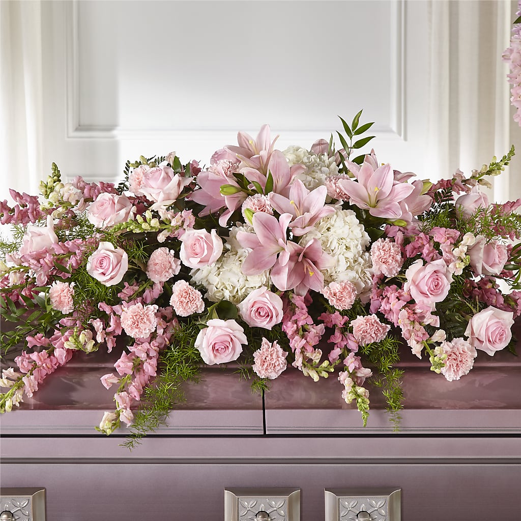 Life & Remembrance Casket Spray – LAVENDER'S FLOWERS, Richmond BC