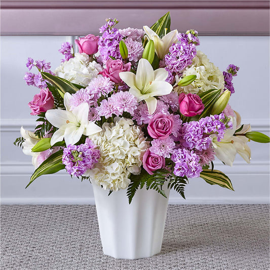 Heaven Sent Floor Basket – LAVENDER'S FLOWERS, Richmond BC