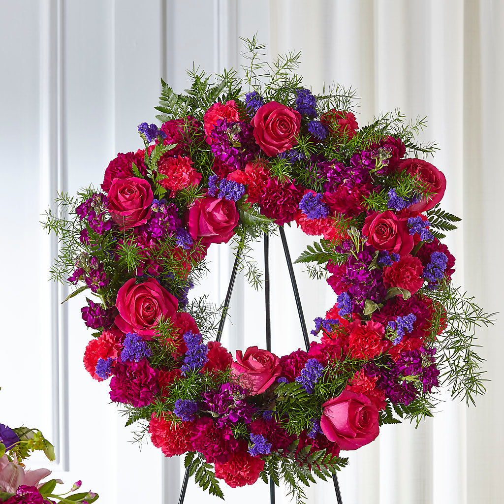 Calming Colors Wreath – LAVENDER'S FLOWERS, Richmond BC