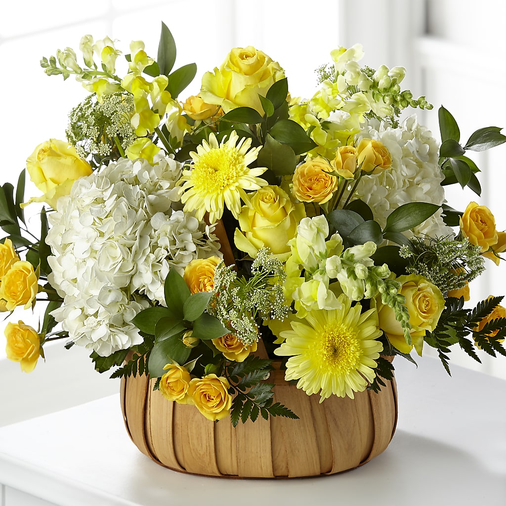 Rustic Remembrance Basket – LAVENDER'S FLOWERS, Richmond BC