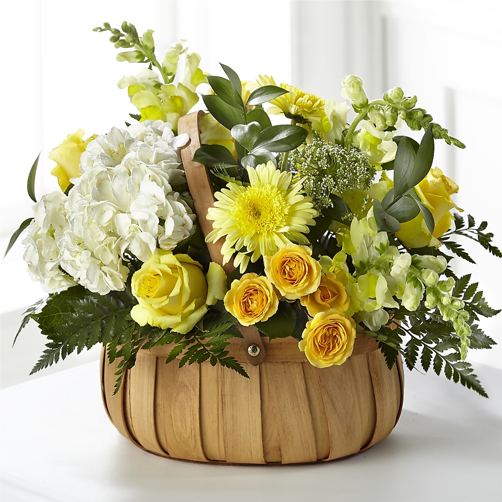 Rustic Remembrance Basket – LAVENDER'S FLOWERS, Richmond BC