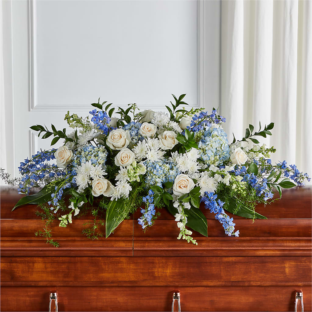 Timeless Essence Casket Spray – LAVENDER'S FLOWERS, Richmond BC