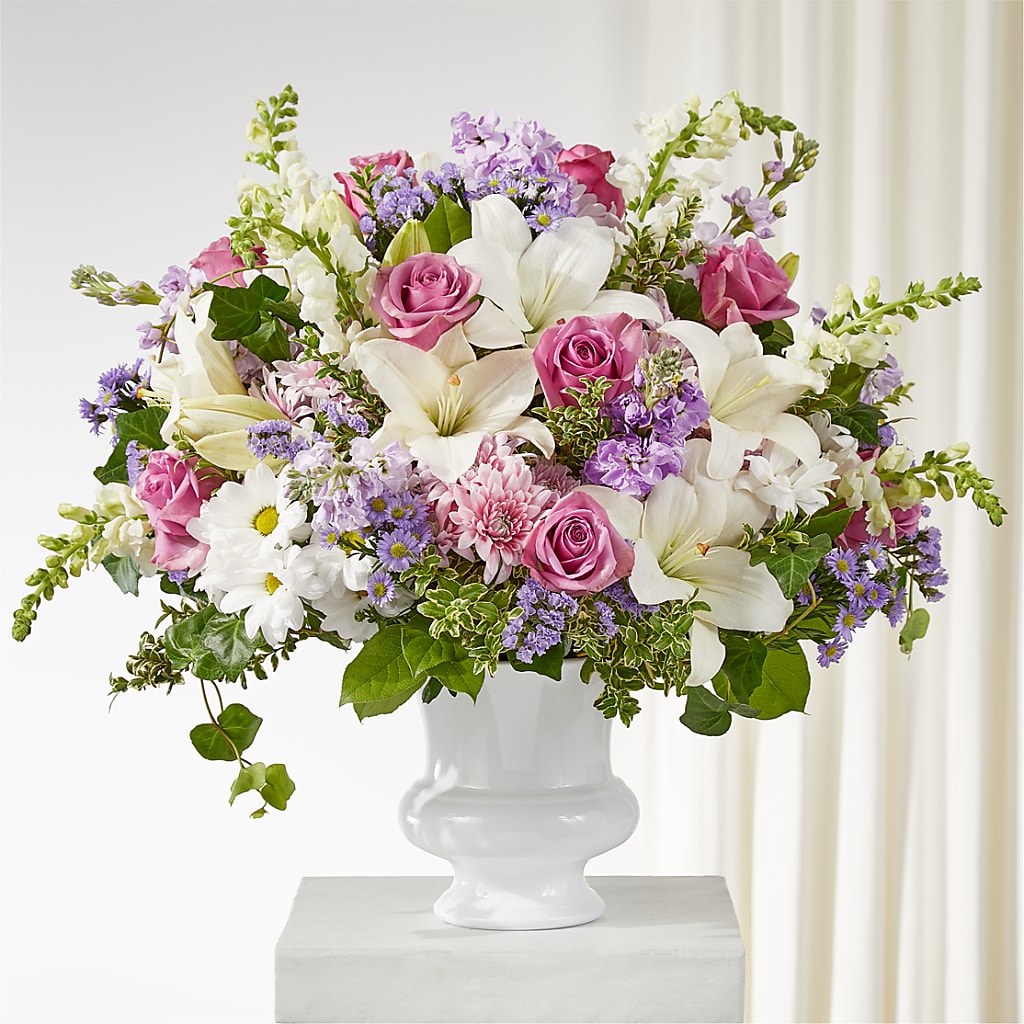 Remarkable Life Urn Arrangement – LAVENDER'S FLOWERS, Richmond BC