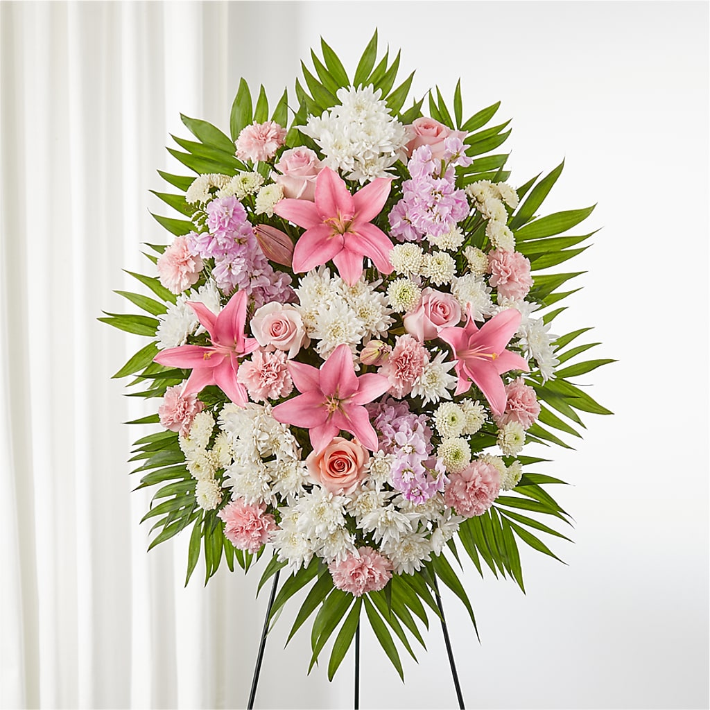 Offering Solace Standing Spray – LAVENDER'S FLOWERS, Richmond BC
