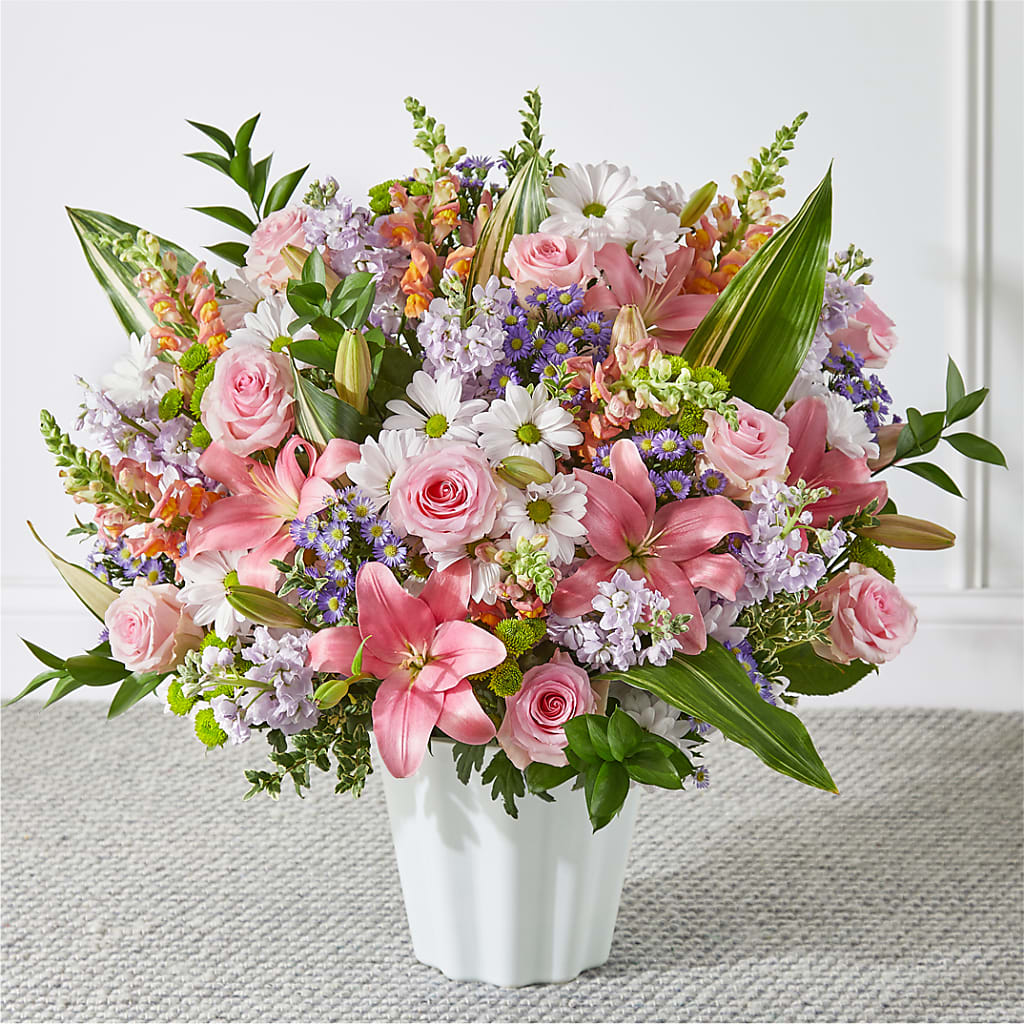 Abundant Compassion Floor Basket – LAVENDER'S FLOWERS, Richmond BC