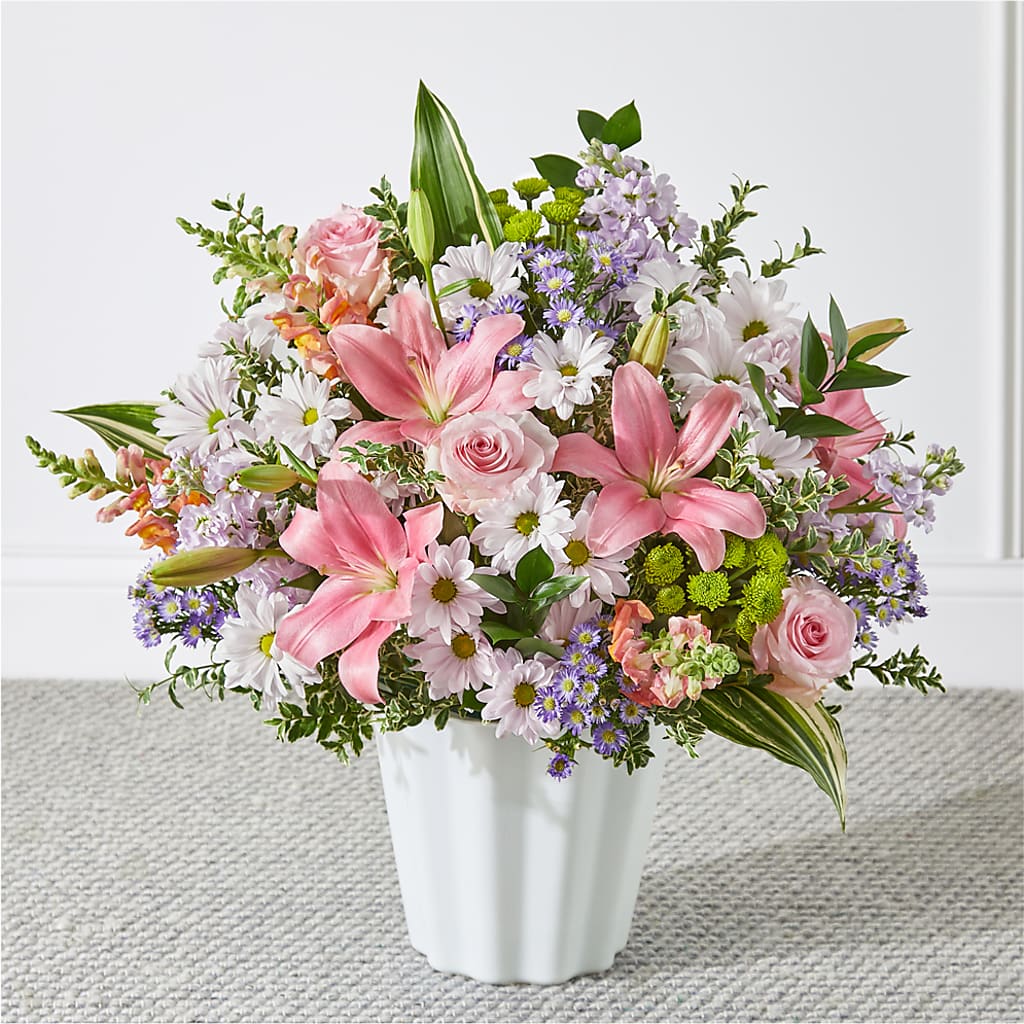 Abundant Compassion Floor Basket – LAVENDER'S FLOWERS, Richmond BC