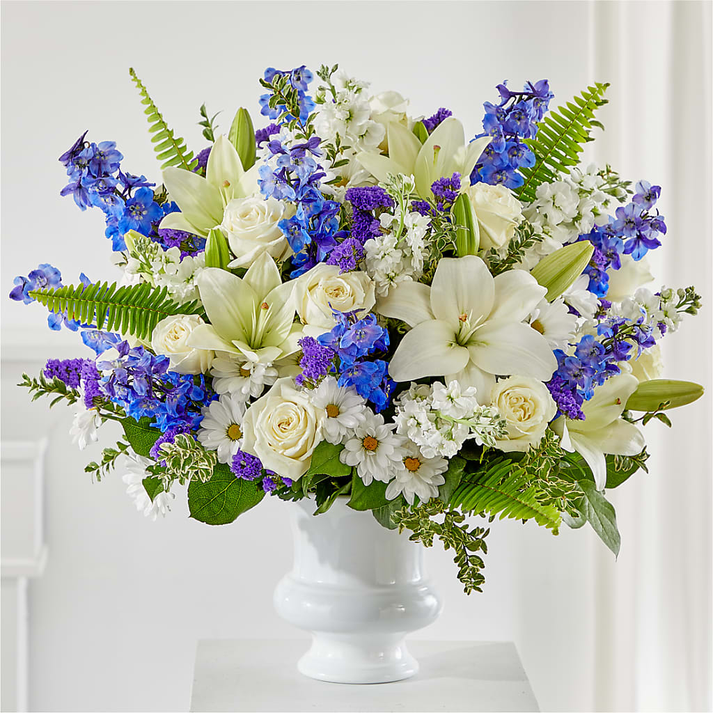 Expressions of Hope Urn Arrangement – LAVENDER'S FLOWERS, Richmond BC