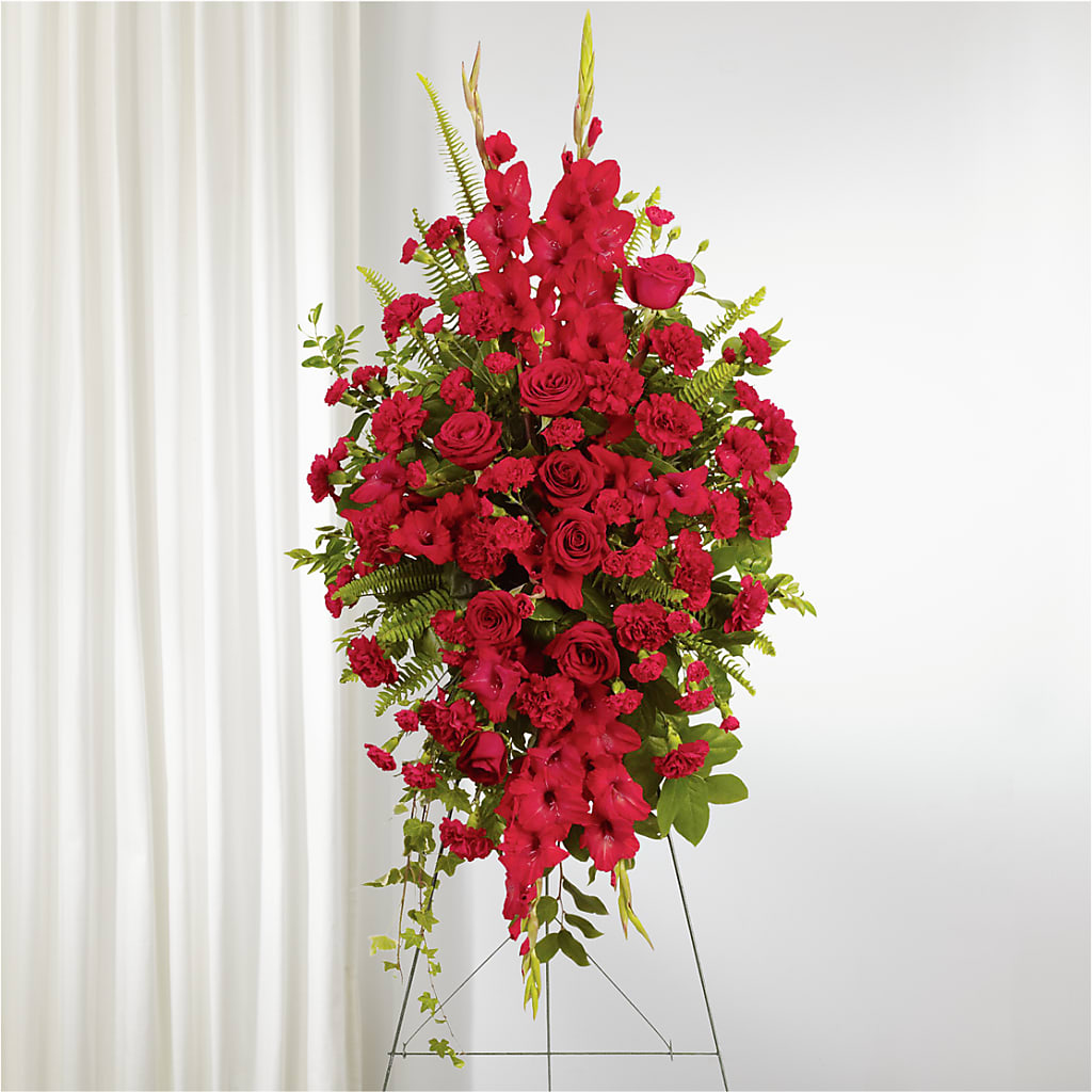 From the Heart Standing Spray – LAVENDER'S FLOWERS, Richmond BC