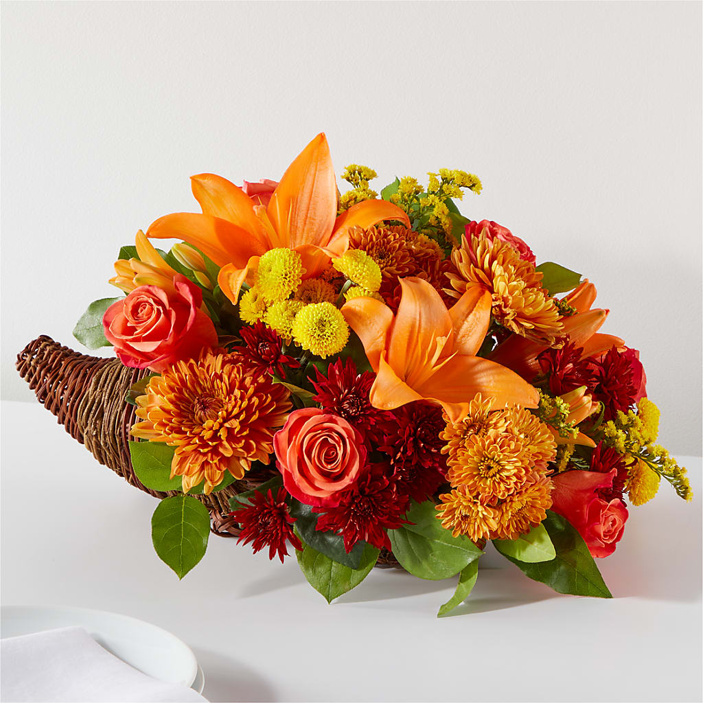 Bouquet of Blessings Cornucopia – LAVENDER'S FLOWERS, Richmond BC