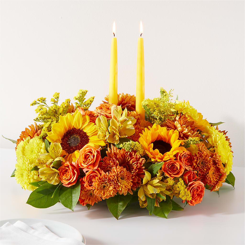 Autumn Harmony Centerpiece – LAVENDER'S FLOWERS, Richmond BC