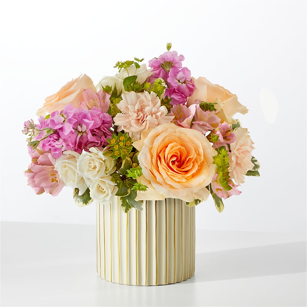 Paradise Bouquet with Ivory Vase – LAVENDER'S FLOWERS, Richmond BC