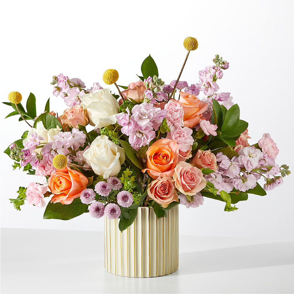 French Market Bouquet with Ivory Vase – LAVENDER'S FLOWERS, Richmond BC