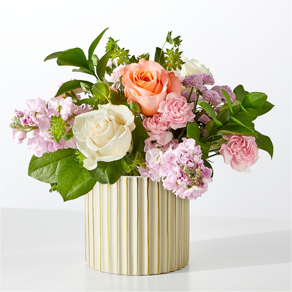 French Market Bouquet with Ivory Vase – LAVENDER'S FLOWERS, Richmond BC