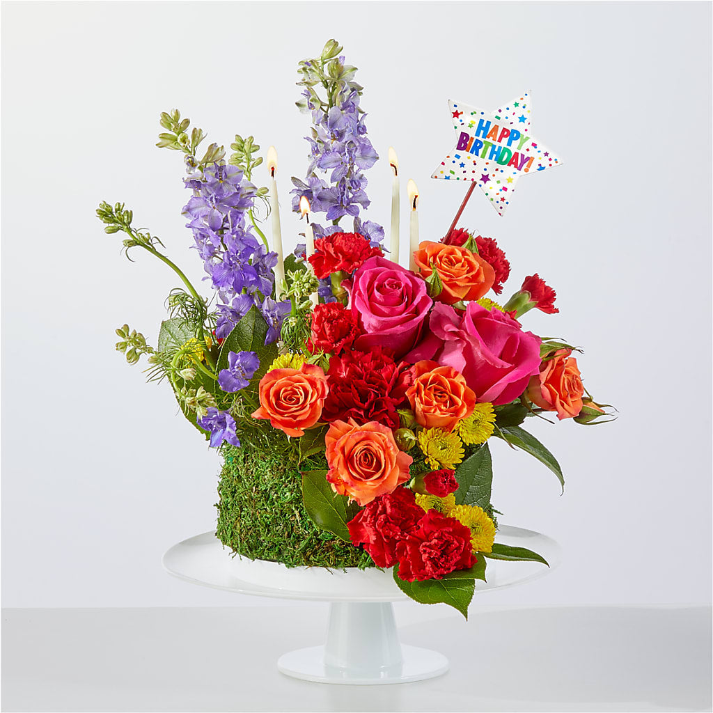 Best Year Yet Floral Cake – LAVENDER'S FLOWERS, Richmond BC