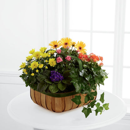Gentle Blossoms Basket – LAVENDER'S FLOWERS, Richmond BC