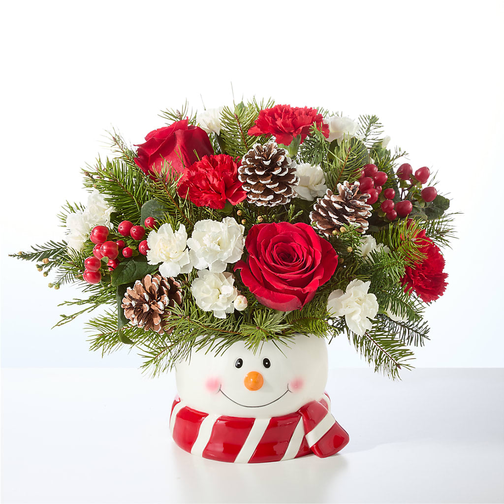 Jolly Snowman Bouquet – LAVENDER'S FLOWERS, Richmond BC