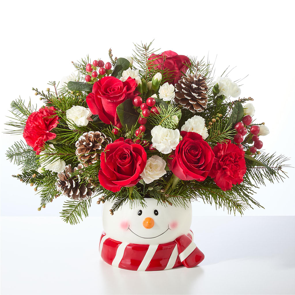 Jolly Snowman Bouquet – LAVENDER'S FLOWERS, Richmond BC