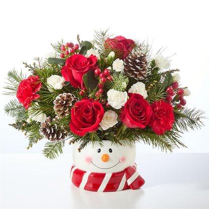 Jolly Snowman Bouquet – LAVENDER'S FLOWERS, Richmond BC