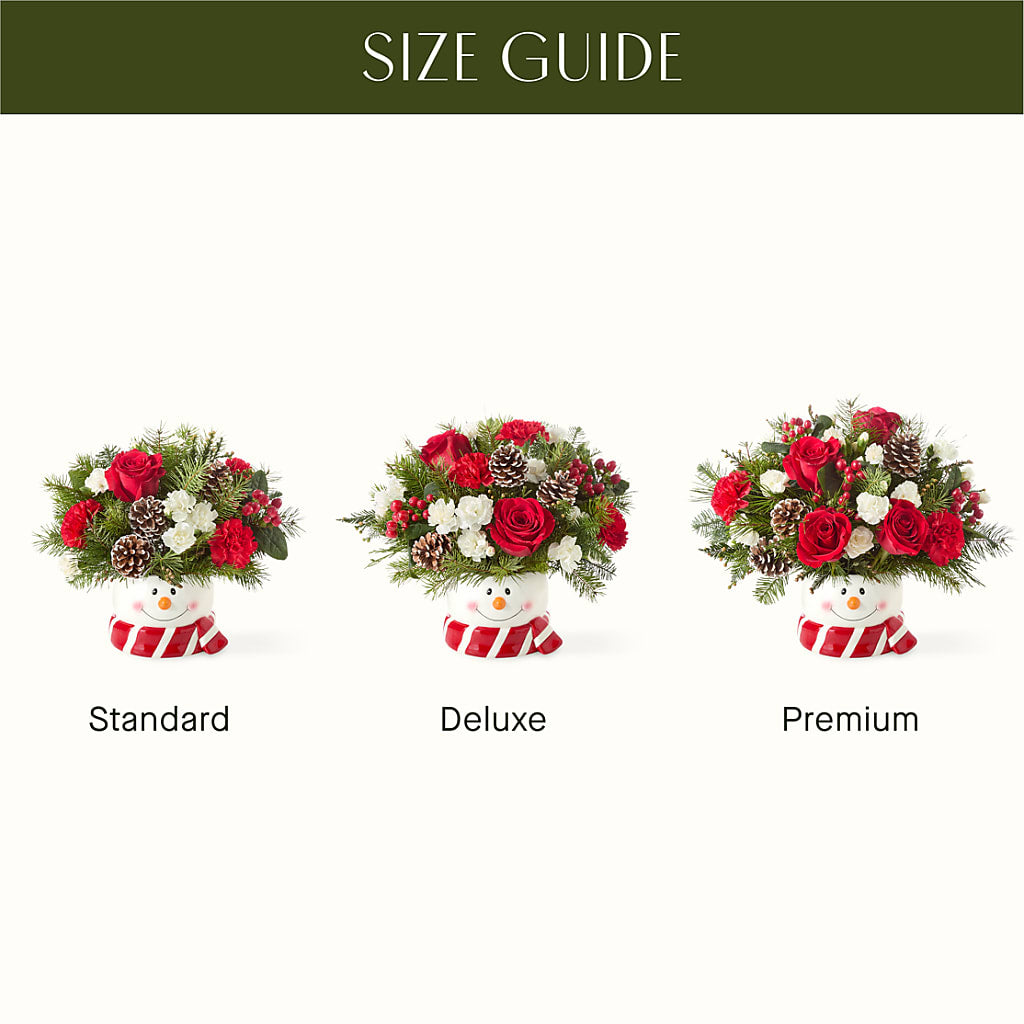 Jolly Snowman Bouquet – LAVENDER'S FLOWERS, Richmond BC