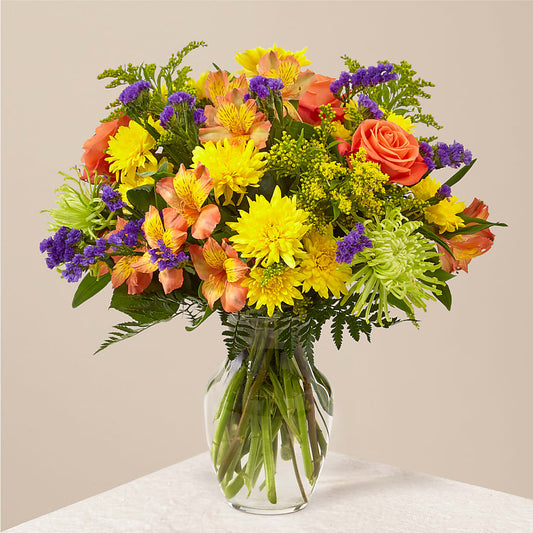 Marmalade Skies Bouquet – LAVENDER'S FLOWERS, Richmond BC