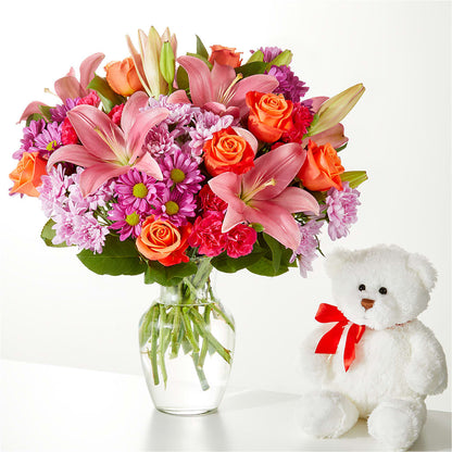 One and Only Bouquet and Bear Bundle – LAVENDER'S FLOWERS, Richmond BC