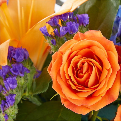 Radiant Citrus Box Bouquet – LAVENDER'S FLOWERS, Richmond BC