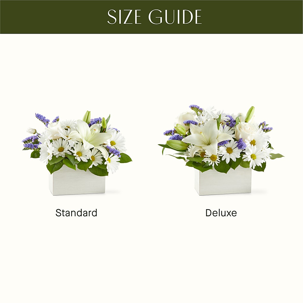 Beyond Blue Box Bouquet – LAVENDER'S FLOWERS, Richmond BC