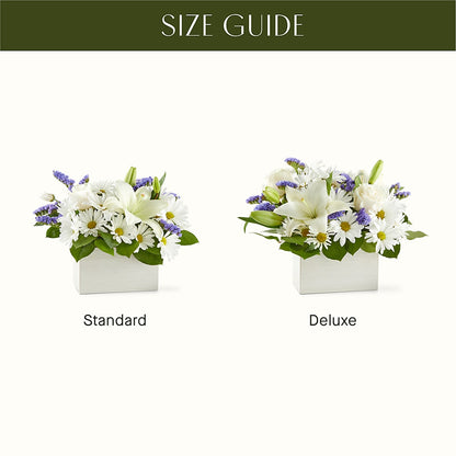 Beyond Blue Box Bouquet – LAVENDER'S FLOWERS, Richmond BC