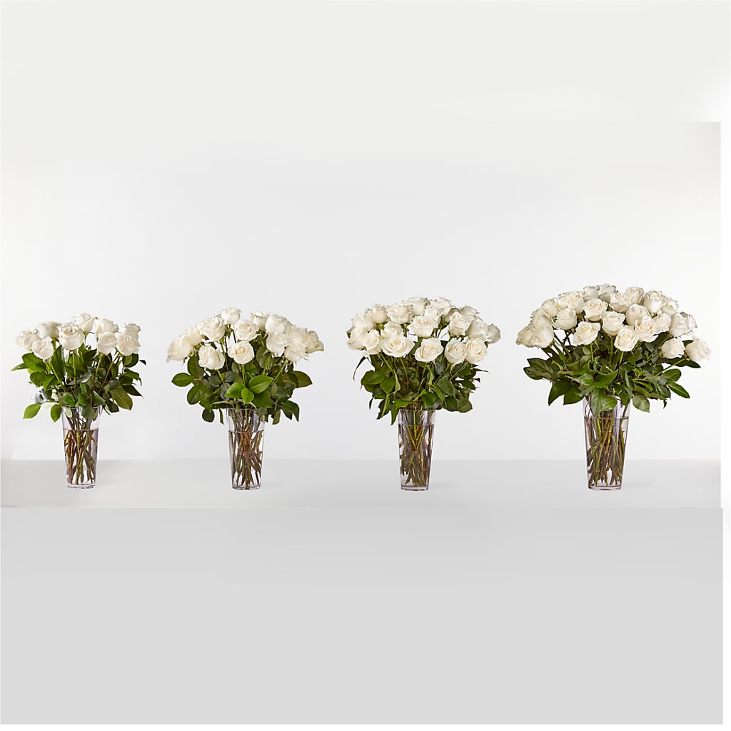 Long Stem White Rose Bouquet – LAVENDER'S FLOWERS, Richmond BC