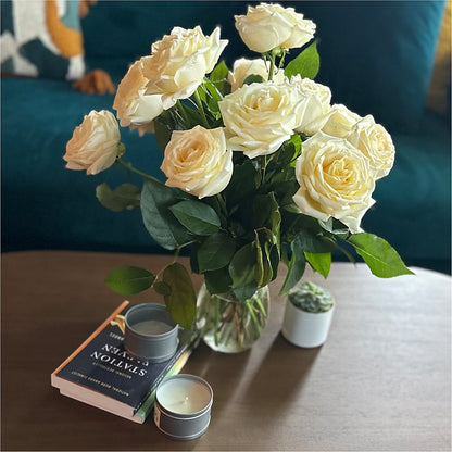 Long Stem Yellow Rose Bouquet – LAVENDER'S FLOWERS, Richmond BC