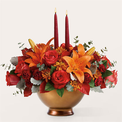 Fruits of Fall Centerpiece – LAVENDER'S FLOWERS, Richmond BC