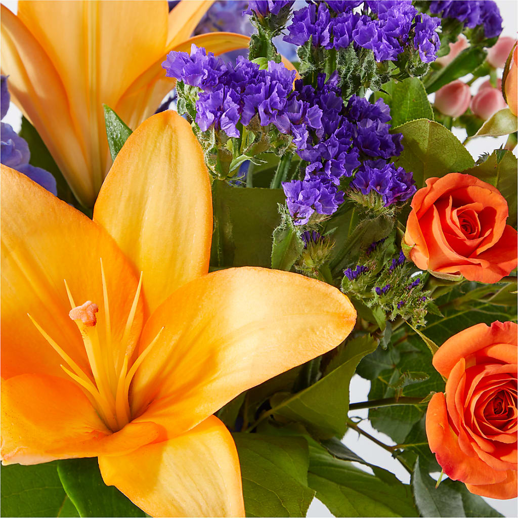 Radiant Citrus Bouquet – LAVENDER'S FLOWERS, Richmond BC