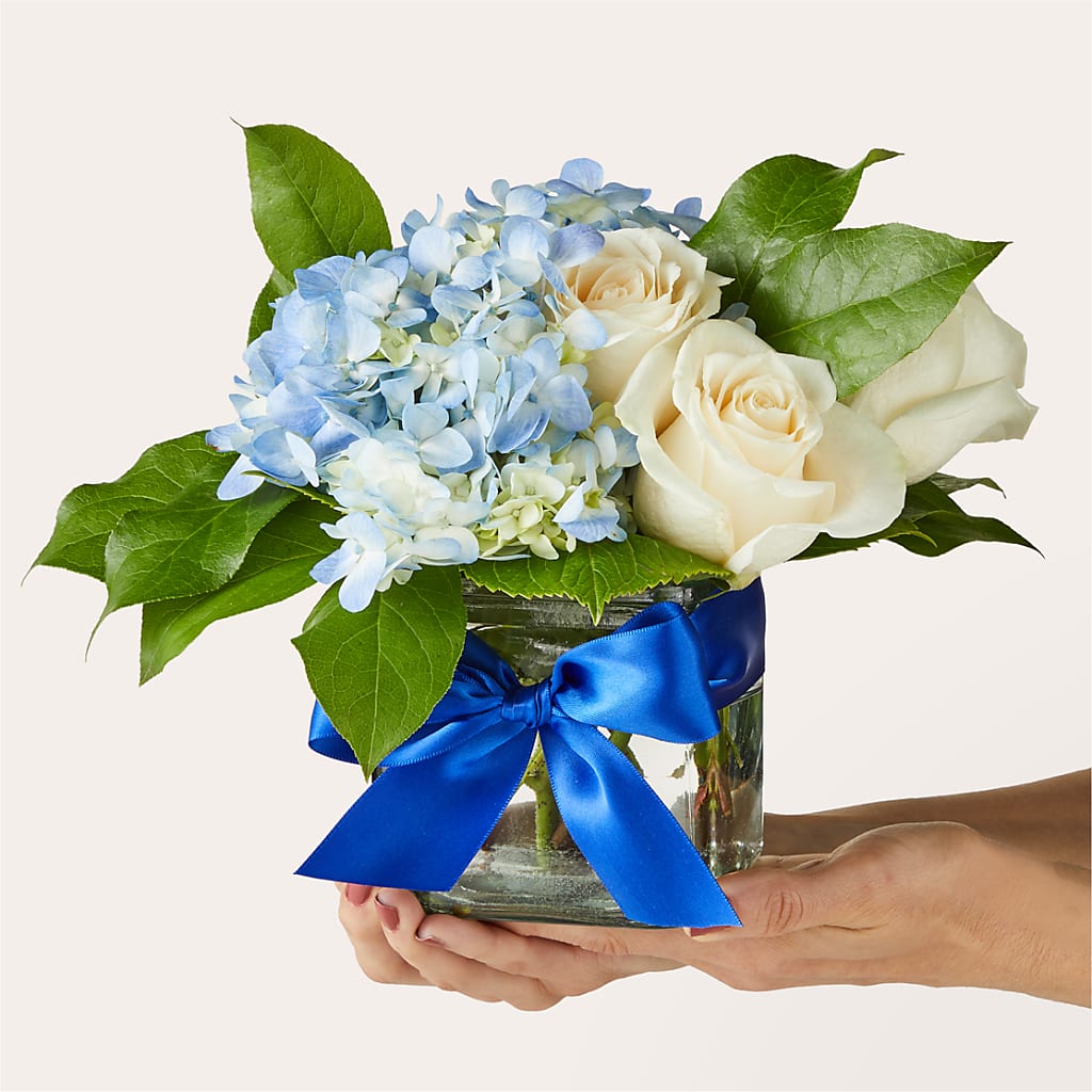 Sky Blue Delight Bouquet – LAVENDER'S FLOWERS, Richmond BC