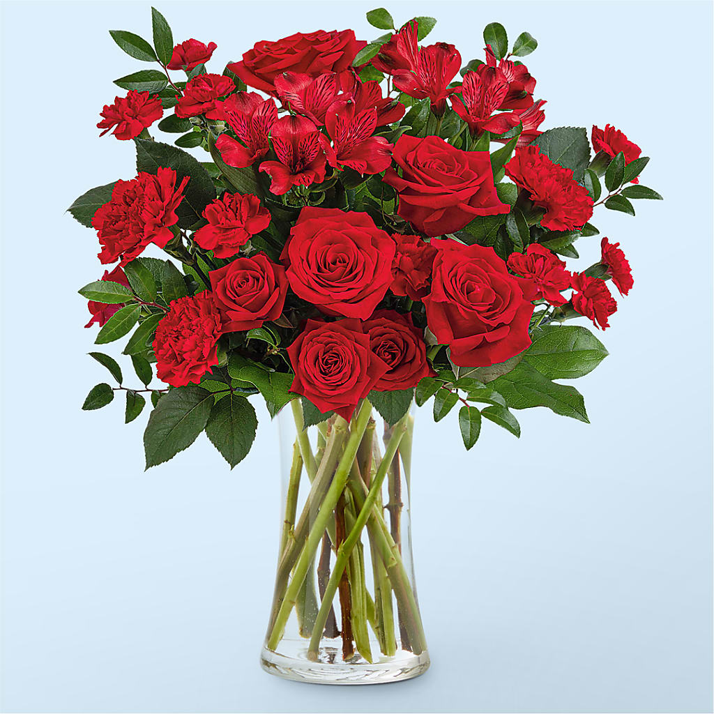 Bouquet de rubis brillants