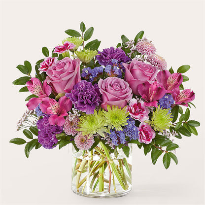 Glass Half Full Bouquet – LAVENDER'S FLOWERS, Richmond BC