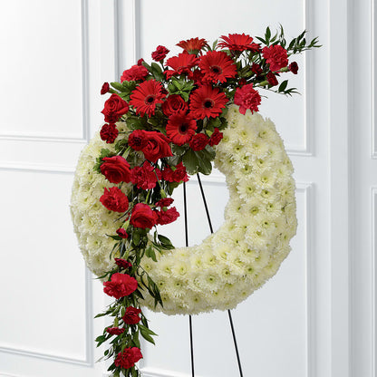 Graceful Tribute Wreath – LAVENDER'S FLOWERS, Richmond BC