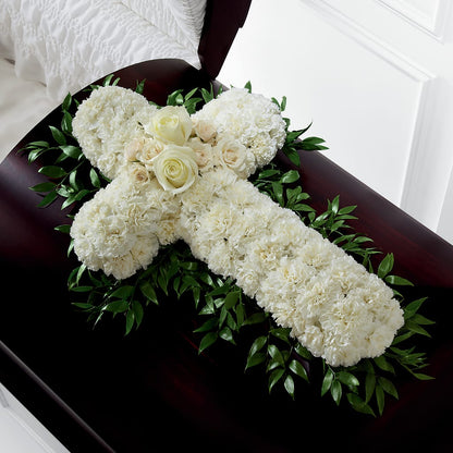 Peaceful Memories Casket Spray (Standard) – LAVENDER'S FLOWERS, Richmond BC