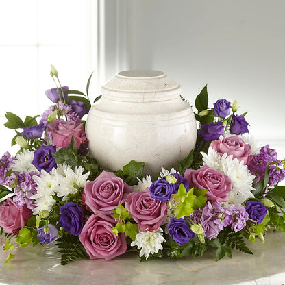 Blooming Sympathy Cremation Adornment – LAVENDER'S FLOWERS, Richmond BC