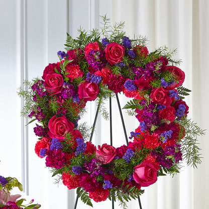 Calming Colors Wreath – LAVENDER'S FLOWERS, Richmond BC