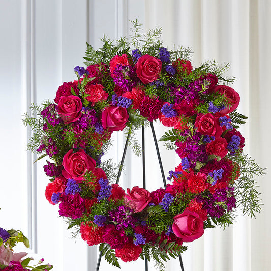 Calming Colors Wreath – LAVENDER'S FLOWERS, Richmond BC