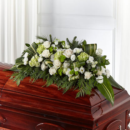 Hopeful Gesture Casket Spray – LAVENDER'S FLOWERS, Richmond BC